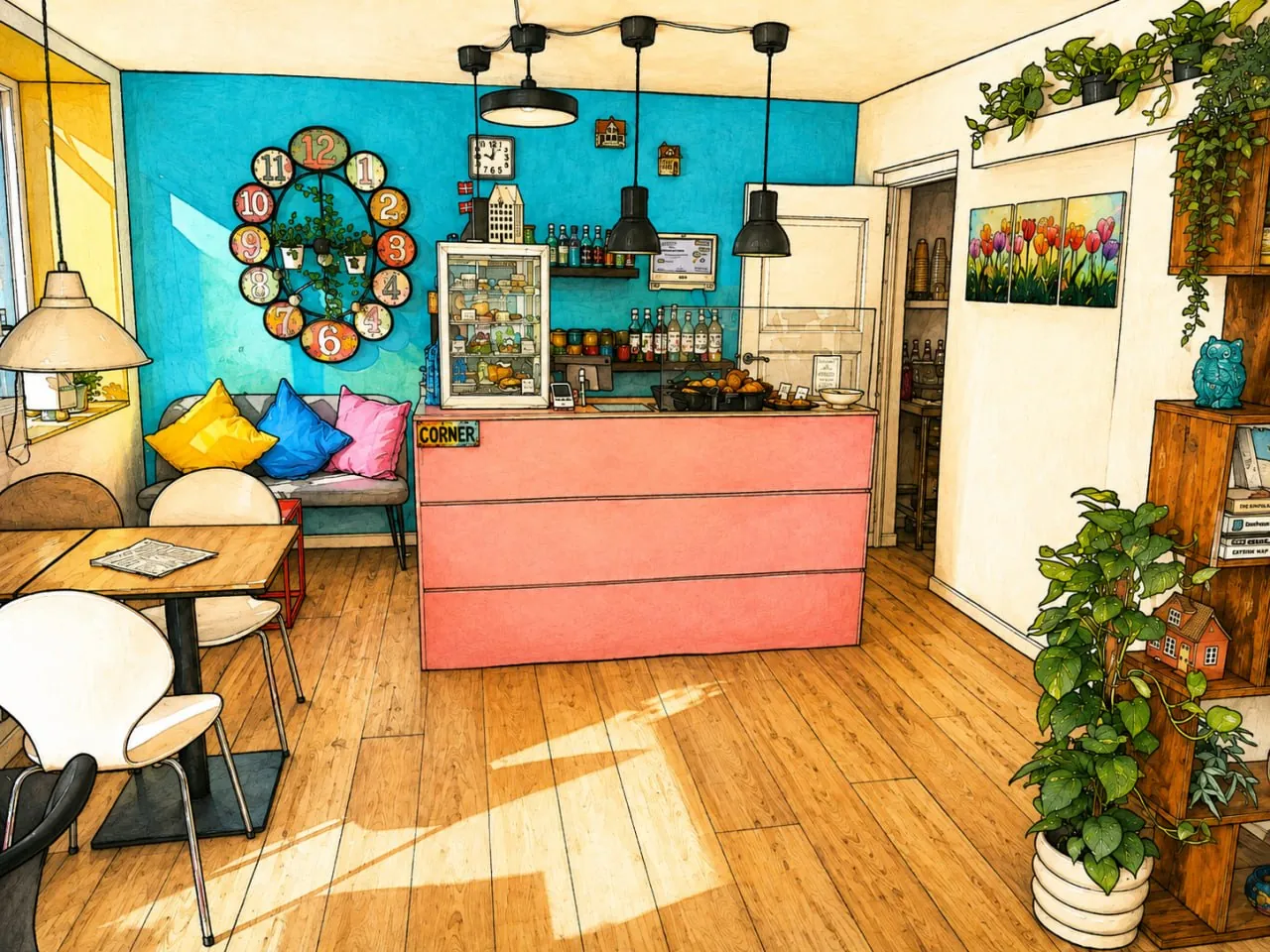Disken hos Kaffehjørnet 21